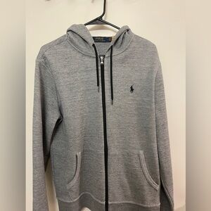 Polo by Ralph Lauren Men's Zip-Up Sweater in Gray